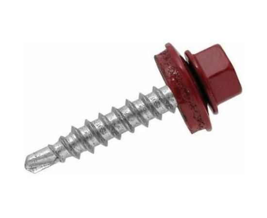 Кровельный саморез Daxmer 4,8x29 RAL 3005, сверло №1, 250 шт. 305765 