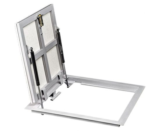 Ревизионный напольный люк Вентмаркет на газовых амортизаторах, 500x500 LNA500x500 