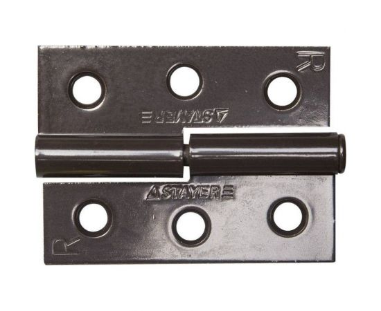 Дверная разъемная петля STAYER Master цвет коричневый правая 65 мм 37613-65-3R 