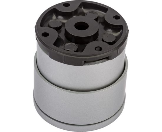 Ножка Tech-Krep пластик, круглая, регулируемая, сверху, D50x60 мм, матовый хром - накл. 148561 