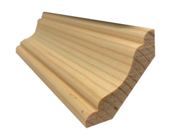 Плинтус ТД Крона 12x50х2500 мм, равнополочный 21010702 