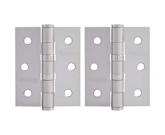 Универсальная петля НОРА-М 3""-2ВВ FHP мат.хром покр. 75х63х2,5 №2 11857 