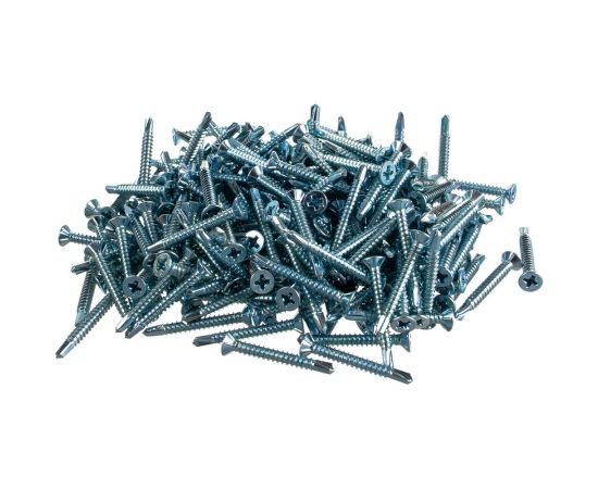 Оконный саморез Качественный КРЕПЕЖ 3.9х32 белый сверло 230 шт 0300091 КЧ – изображение 6