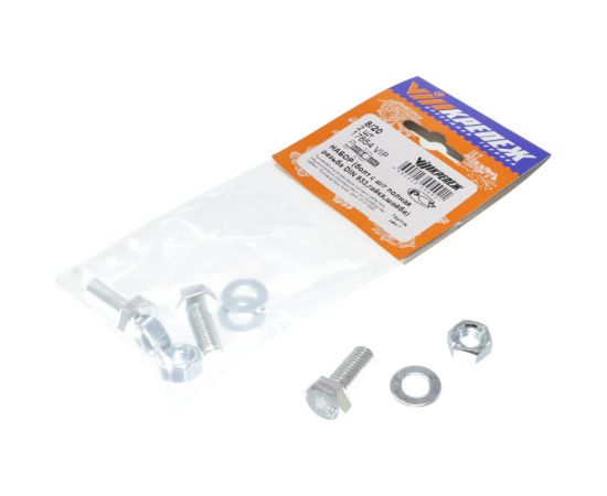 Болт с шестигранной головкой vipкрепеж набор, полная резьба, din 933, 8x20, 2 шт. 17854 VIP – изображение 2