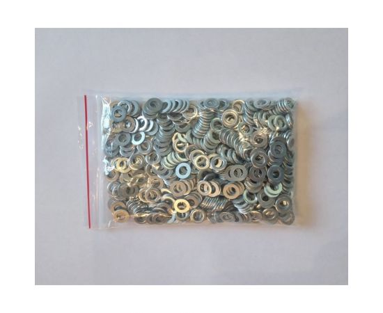 Шайба ИНОТЭК М6, DIN 125, цинк, 500 шт. 4687203603700 – изображение 2