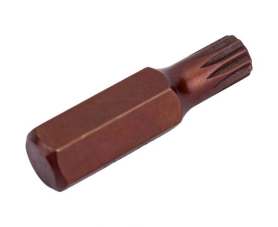 Бита 12-лучевая SPLINE M6, 30 мм, 5/16 F-1563006 Premium Forsage 50294 – изображение 4