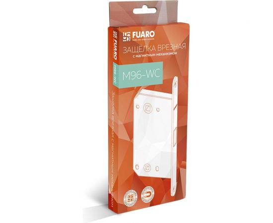 Врезная защелка Fuaro MAGNET M96WC-50 WH-19 белый new plate 42921 – изображение 2
