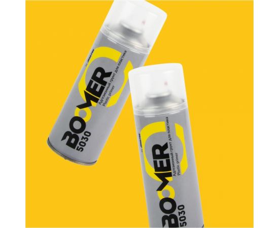 Адгезионный грунт для пластика BOOMER 1К в аэрозоле, прозрачный, 400 мл 5030 – изображение 2