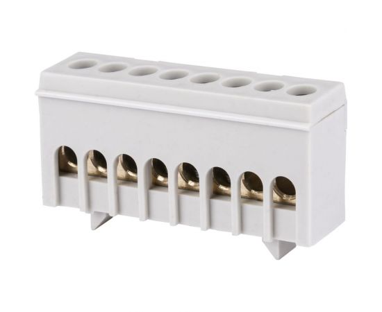 Шина TDM L фаза, в сером изоляторе, на DIN-рейку, 6x9мм, 8 групп SQ0801-0210 – изображение 3