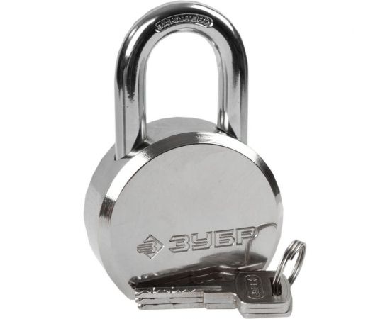 Навесной замок 65 мм ЗУБР ЭКСПЕРТ 37271-65 – изображение 2