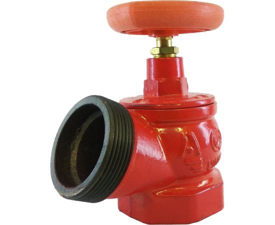 Пожарный клапан Апогей КПЧ 65-1 чугунный, 125 град., муфта-цапка, ВР/НР 110025 – изображение 2