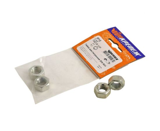 Шестигранная гайка vipкрепеж DIN 934, М12 2 шт. 16018 VIP – изображение 2