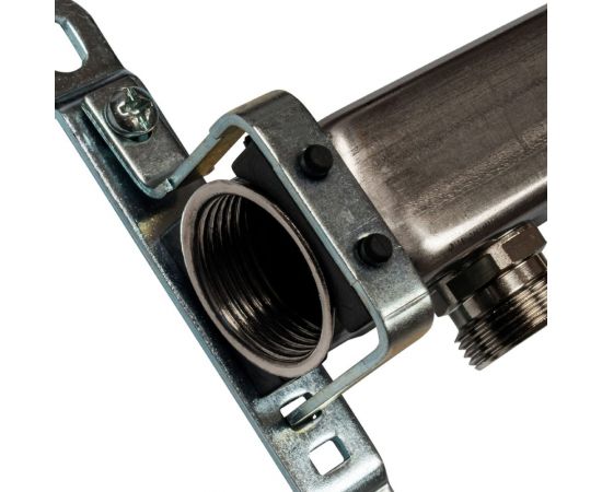 Коллектор из нержавеющей стали для радиаторной разводки STOUT 6 выходов SMS 0923 000006 – изображение 4