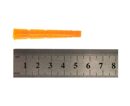 Универсальный дюбель Хортъ с бортиком 6х52 мм 100 шт. 23853-0 – изображение 4