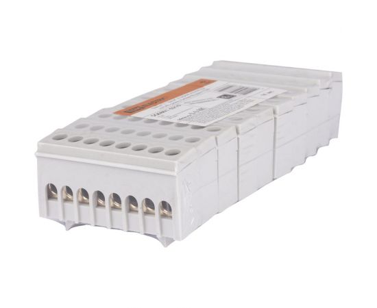 Шина TDM L фаза, в сером изоляторе, на DIN-рейку, 6x9мм, 8 групп SQ0801-0210 – изображение 2