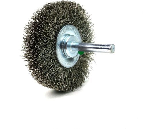 Щетка для дрели дисковая 60x18 мм, с хв-м 6 мм, гофрированная нержавеющая сталь 0.30 мм 13-183 EuroBrush EB-D60SS1 – изображение 5