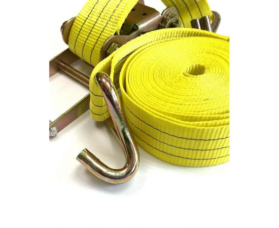 Стяжной ремень с храповиком для крепления груза ТамбовТехСнаб 5/10 т, 8 м, 75 мм 7930105412794 – изображение 4