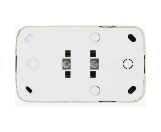 Розетка TDM двойная 2П открытой установки IP20 10А, сосна ""Дача"" Народная SQ1824-0039 – изображение 4