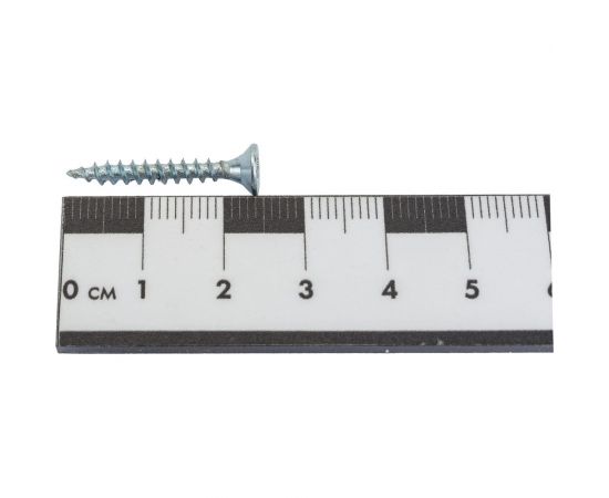 Шуруп крепежная техника белый цинк, 3,5x25 1000 шт. 431464 БК – изображение 2