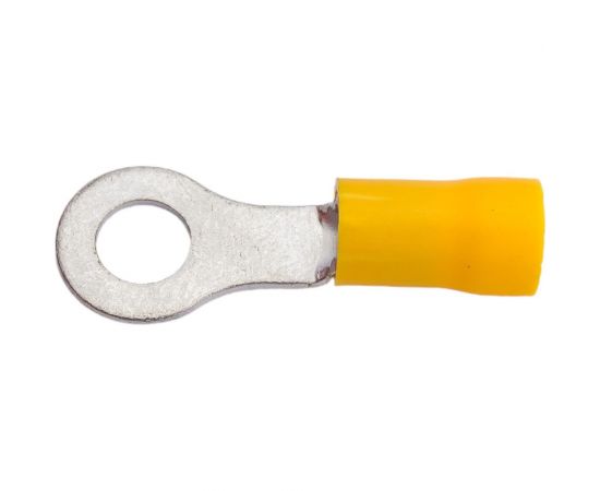 Кольцевой изолированный наконечник KLR ROV-606 с ПВХ манжетой 4.6...6.6мм2/М6/Жёлтый/6500606 – изображение 2