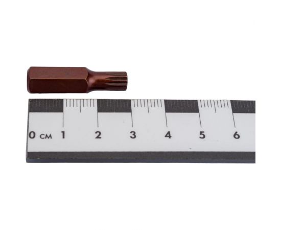 Бита 12-лучевая SPLINE M6, 30 мм, 5/16 F-1563006 Premium Forsage 50294 – изображение 2