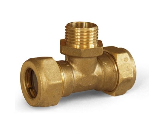 Тройник Stahlmann M 15х1/2х15 EF 2217203 