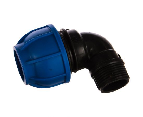 Отвод с наружной резьбой Unio d 32 мм x 1" 82032000000M100b 