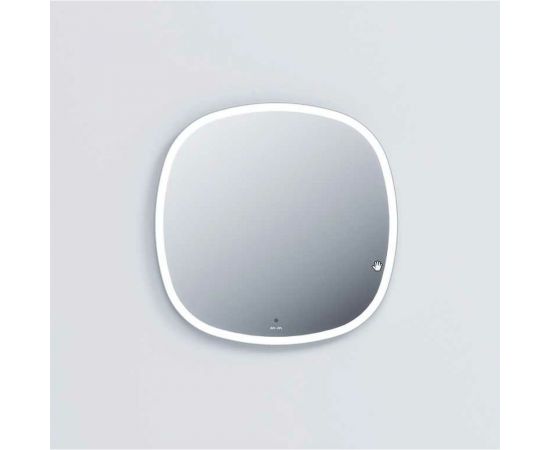 Зеркало AM.PM сложной формы, с контурной LED-подсветкой, ИК- сенсором, квадрат, 80 см M8FMOX0801WGS 