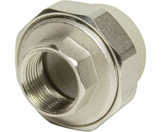 Комбинированная муфта VRT разъемная, внутренняя, 25х3/4"", EVER plast, серый 515315 