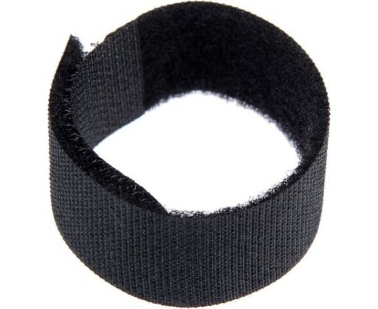 Стяжки-липучки для проводов ТУНДРА нейлоновые, 180x20x1,5 мм , цвет черный, 10 шт. 9231313 