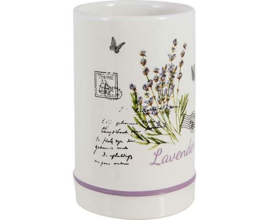 Стакан для ванной комнаты Рыжий кот Лаванда керамика TU-LAV 004394 