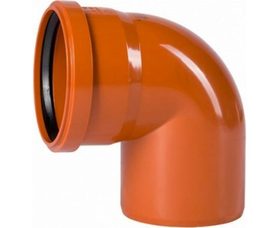 Отвод наружной канализации ХЕМКОР 250 мм, 87 градусов 2481165 