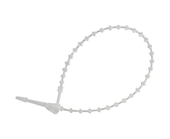 Регулируемые петли для подвешивания бирок BRAUBERG 127 мм, комплект 1000 шт. 291047 