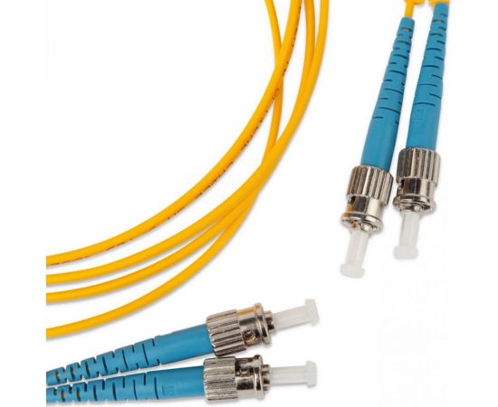 Патч-корд Hyperline FC-D2-9-ST/UR-ST/UR-H-2M-LSZH-YL волоконно-оптический (шнур) SM 9/125 238486 