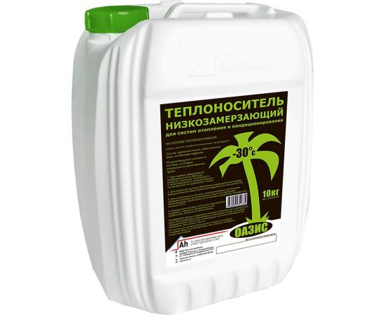 Теплоноситель ОАЗИС ""Эко-30"" (на основе пропиленгликоля, в канистре 10кг) ОЗЭ30-010 