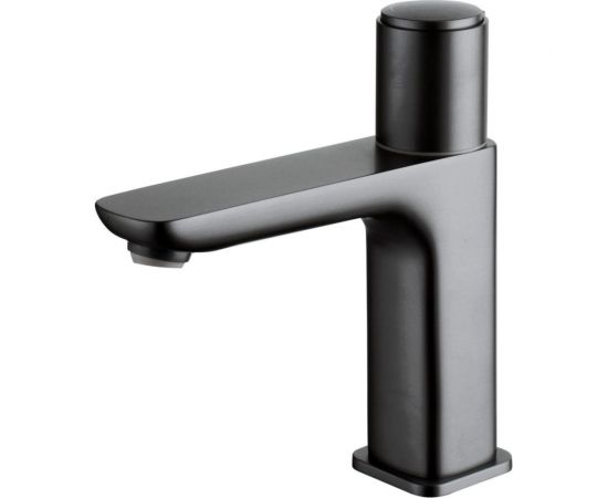 Смеситель для умывальника с инновационным управлением IDDIS Slide Push Control, графит SLIGMBTi01 