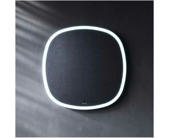 Зеркало AM.PM сложной формы, с контурной LED-подсветкой, ИК- сенсором, квадрат, 80 см M8FMOX0801WGS – изображение 4