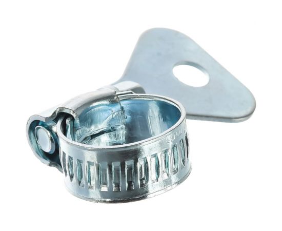 Металлические, червячные хомуты СИБРТЕХ 10-16мм, ширина 10мм, W1, с металлическим ключом, 2шт 476487 – изображение 3