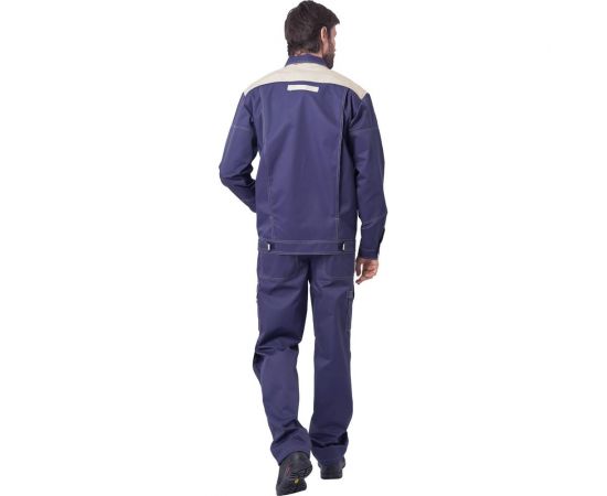 Костюм ГК Спецобъединение ДОКЕР темно-синий/бежевый, р.112-116, рост 182-188 Кос 572/112/182 – изображение 3