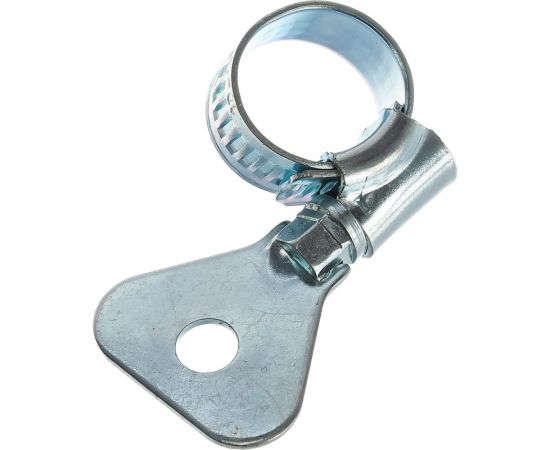 Металлические, червячные хомуты СИБРТЕХ 10-16мм, ширина 10мм, W1, с металлическим ключом, 2шт 476487 – изображение 2