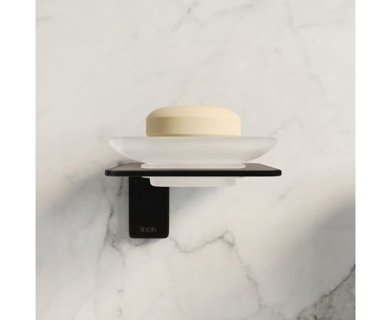 Мыльница IDDIS Slide матовое стекло, сплав металлов, SLIBSG0i42 – изображение 4