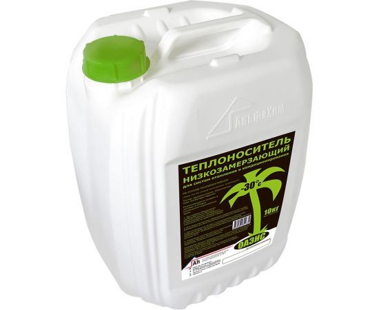Теплоноситель ОАЗИС ""Эко-30"" (на основе пропиленгликоля, в канистре 10кг) ОЗЭ30-010 – изображение 3