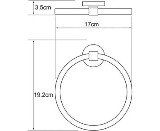 Держатель полотенец WasserKRAFT Rhein K-6260 – изображение 2
