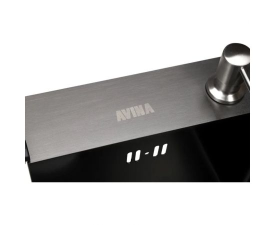 Мойка с дозатором AVINA 7848 L black – изображение 4