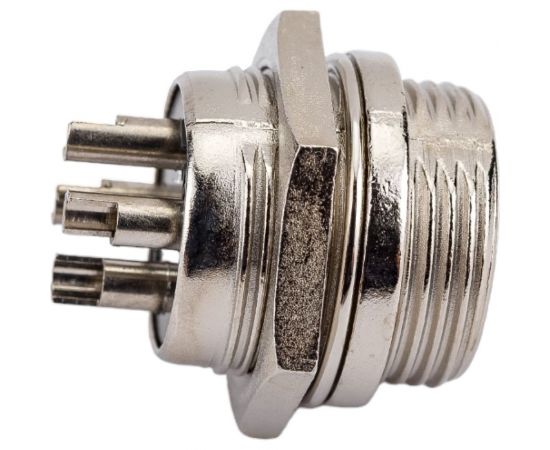 Разъем MIC16 4P штекер Pro Legend металл на корпус, PL2208 – изображение 2