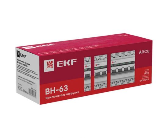 Выключатель нагрузки EKF PROxima 3P 63А ВН-63N S63363 – изображение 3