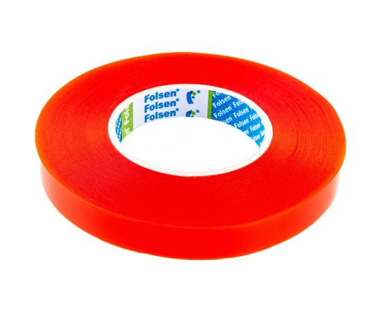 Двусторонняя РЕТ лента FOLSEN 19мм x 50м, прозрачная 035405019 – изображение 2