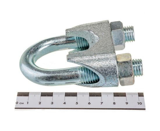 Канатный зажим TOR ф=30 мм DIN 741 123306 – изображение 2