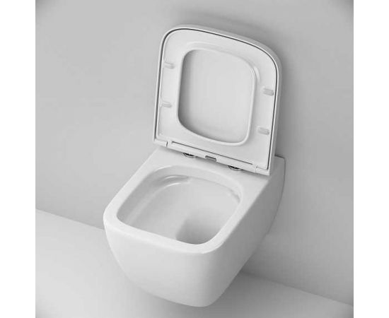 Подвесной унитаз AM.PM Gem FlashClean с сиденьем микролифт C901701SC – изображение 6