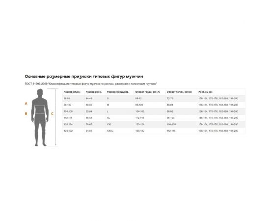 Костюм ГК Спецобъединение ДОКЕР темно-синий/бежевый, р.112-116, рост 182-188 Кос 572/112/182 – изображение 4
